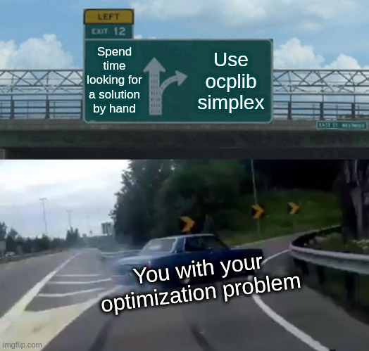 Try ocplib-simplex before implementing
your own library !
